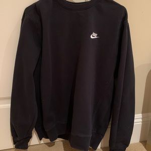 black Nike sweatshirt